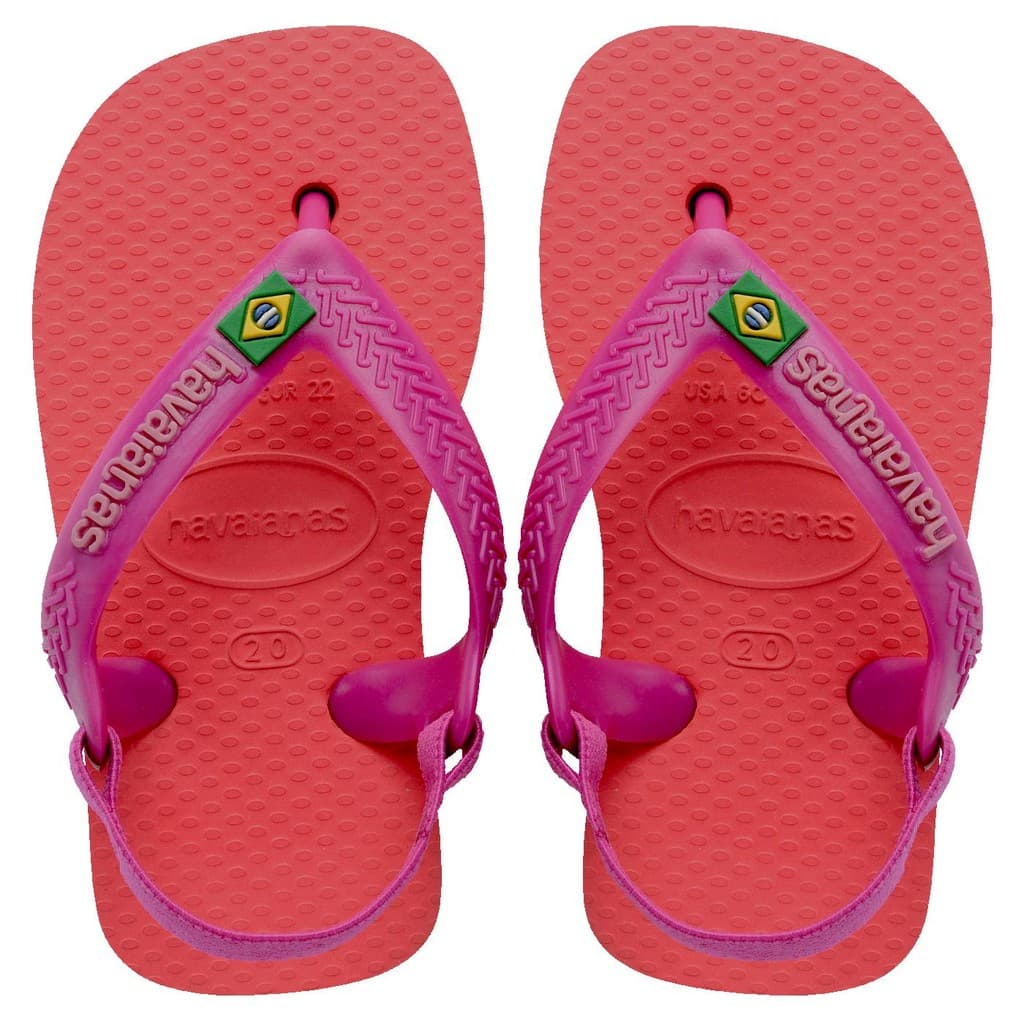 Chinelo Havaianas Baby Brasil Logo