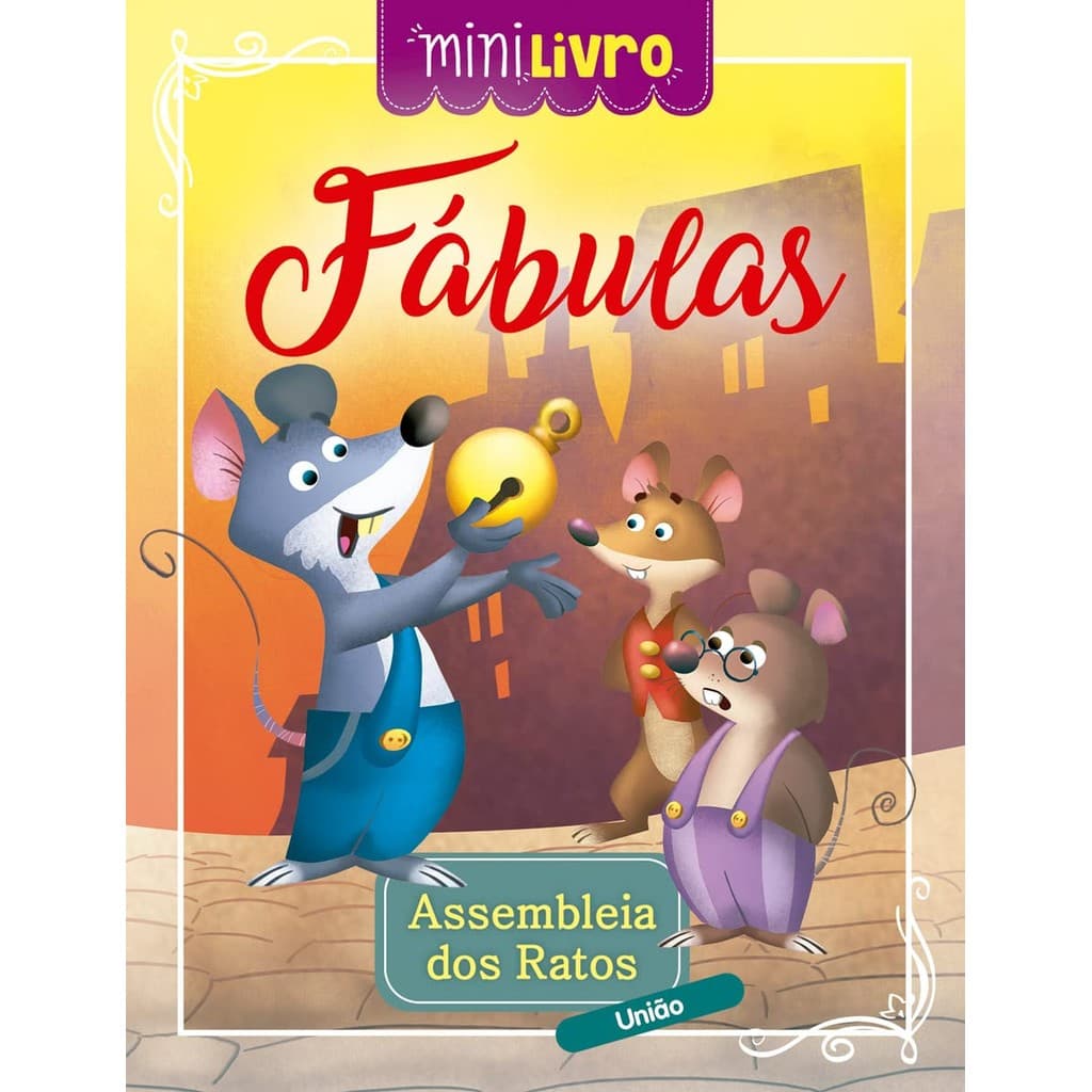 Minilivro Fábulas - Assembleia dos ratos