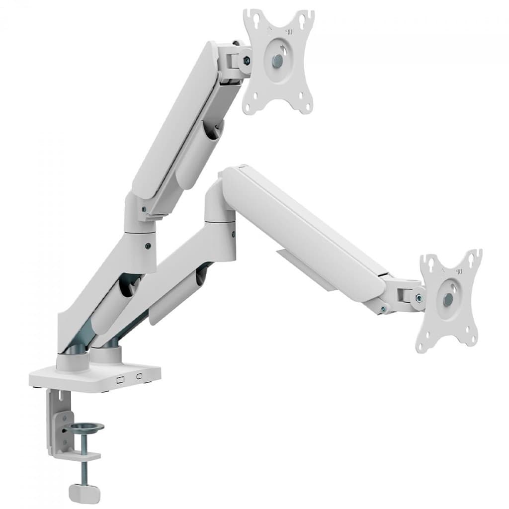 Suporte de Mesa Bluecase Ergo Flexy, Articulado, Para Monitores de 17" a 32", Branco, BSMTS02-1WBX