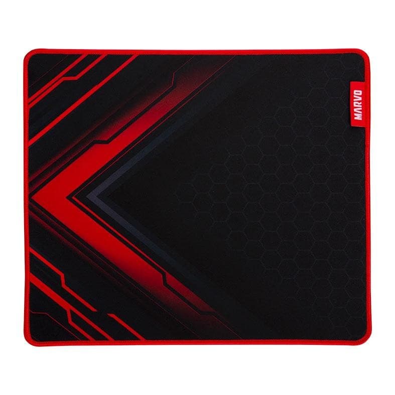 Mousepad Marvo G49 Blaze, 450x400x3mm, Preto e Vermelho, G49