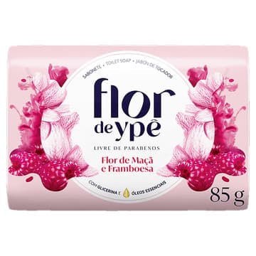 Flor de Ypê Flor de Maçã e Framboesa Sabonete em Barra