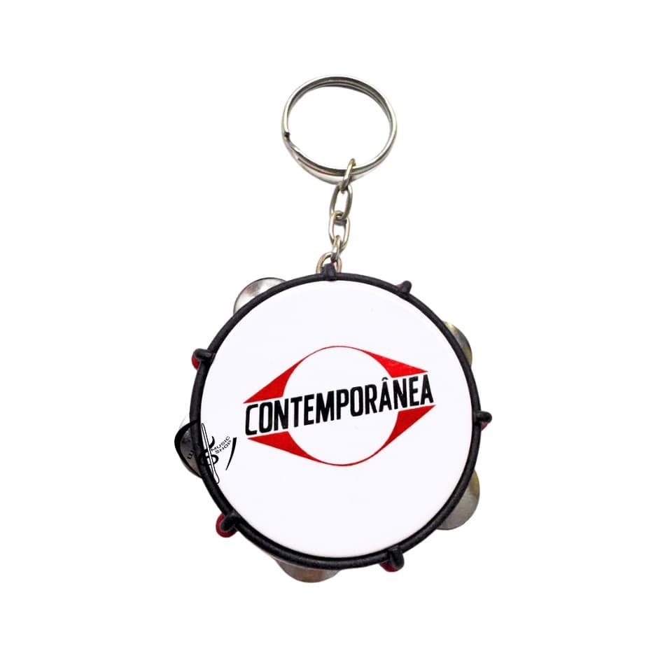 Chaveiro Souvenir Musical Instrumento Pandeiro Contemporânea