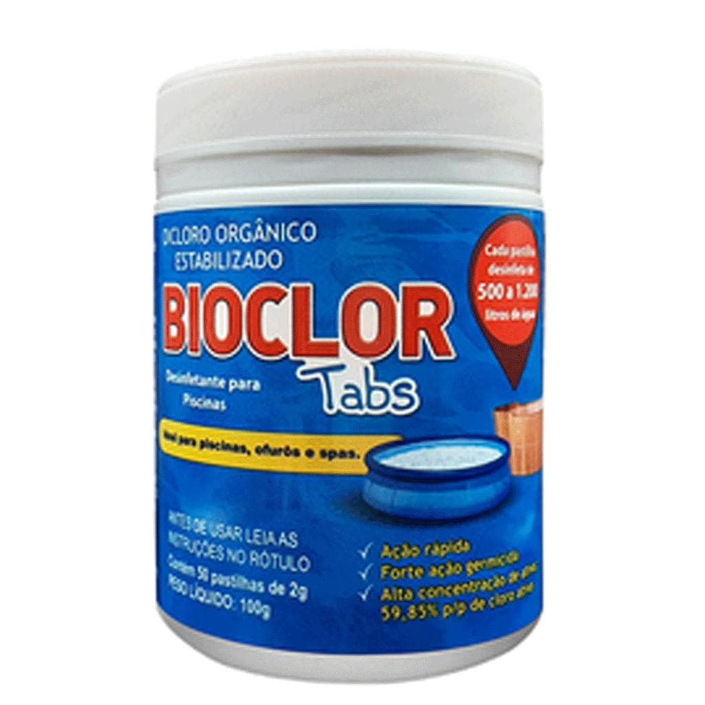Cloro Piscina Tablete Bioclor 100G