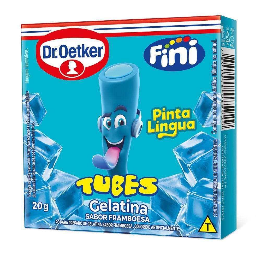 Gelatina Tubes Pinta Lingua 20g - Fini