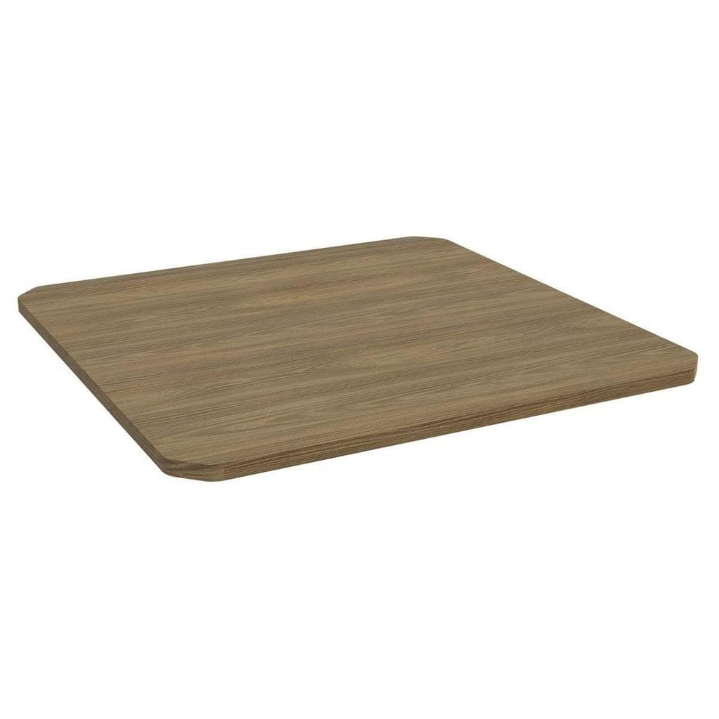 Tampo Mesa Sala de Jantar Madeirado F090 Quadrado 90x90cm Nogueira - Kappesberg