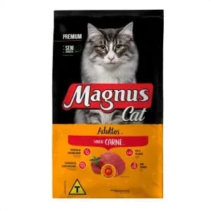Ração Magnus Cat para Gatos Adultos Carne - 20 kg