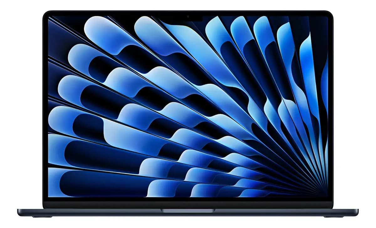 Chip Macbook Air de 15 polegadas M4 256 GB SSD azul meia-noite azul meia-noite