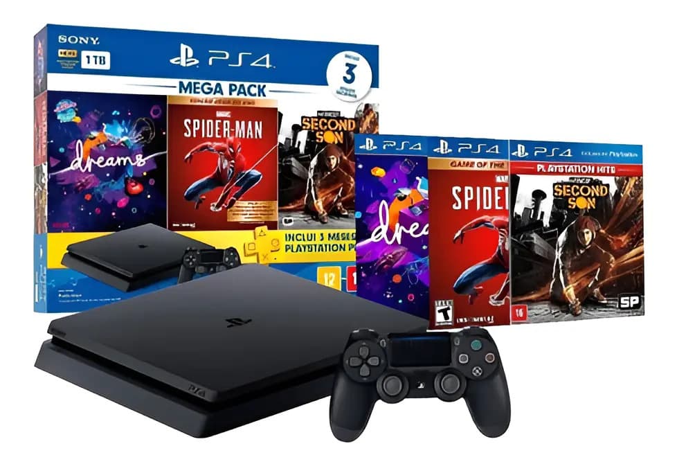 Playstation 4 Mega Pack Slim 1tb