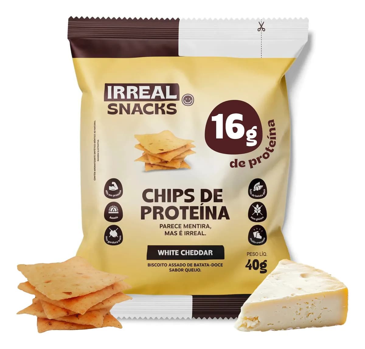 Irreal Snacks Cheddar 40g