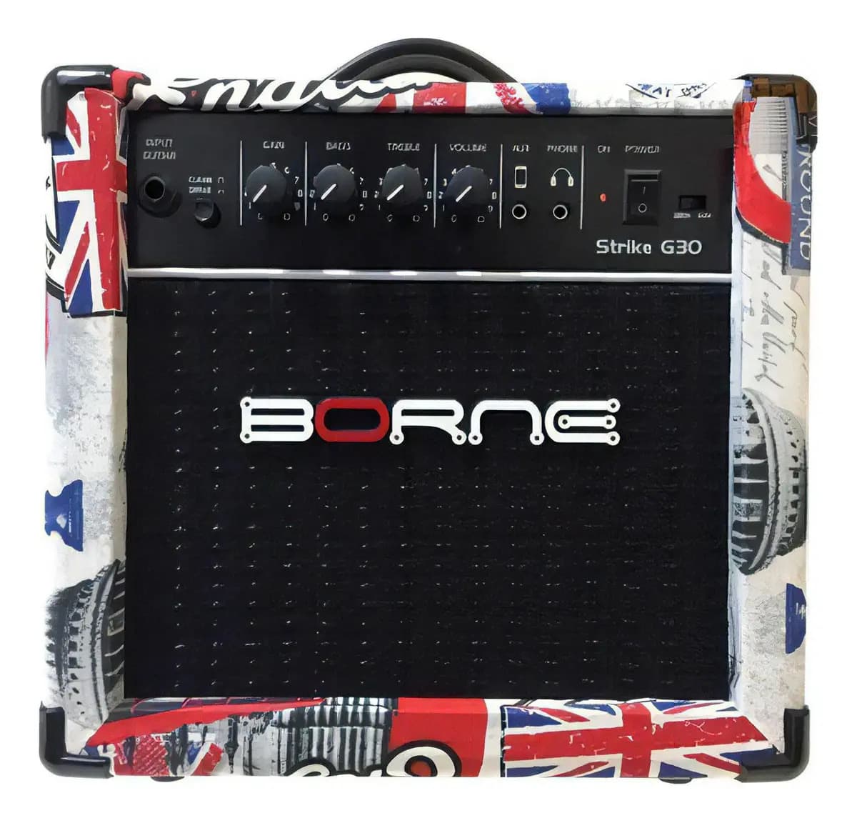 Amplificador Borne Cubo Para Guitarra Strike G30 London 15w
