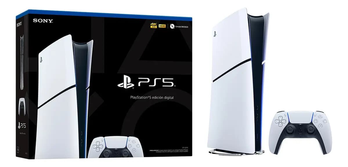 PlayStation 5 Edição Digital 825 GB Slim CFI 2114B Novo Lacrado