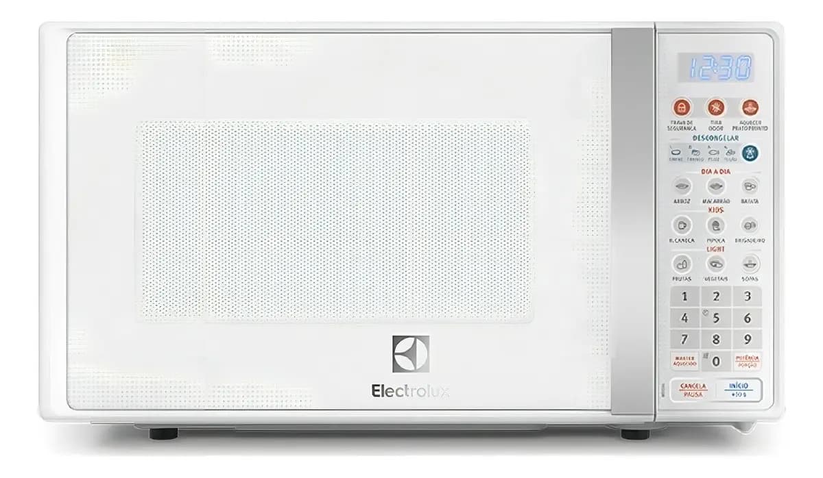 Micro-ondas Electrolux MTO30 de 20 L com Função Tira Odor e Trava de Segurança