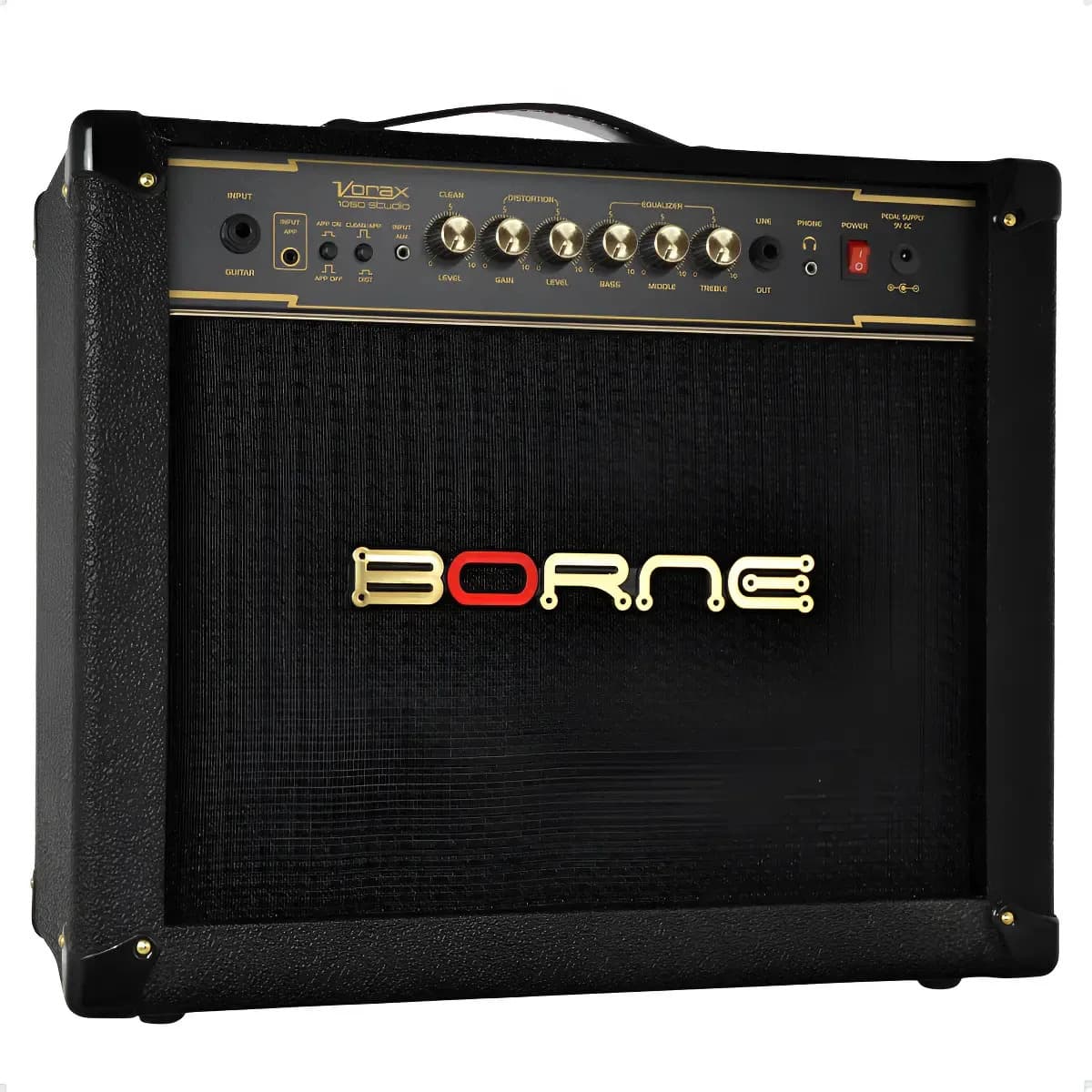 Amplificador Guitarra Borne Vorax 1050 Studio Preto Potente Preto