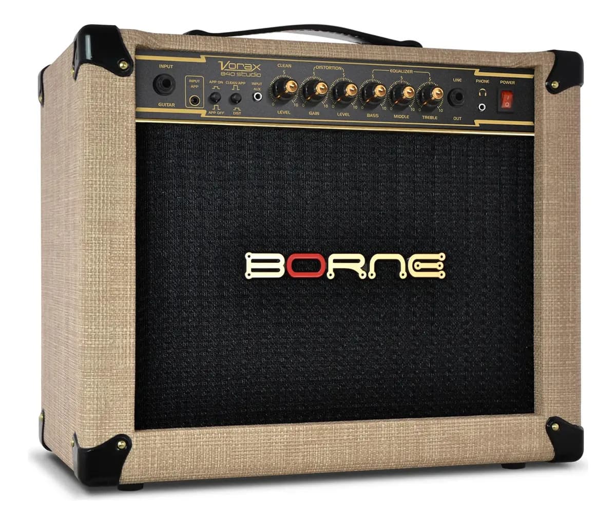 Amplificador Borne Para Guitarra Vorax 840 Studio Palha