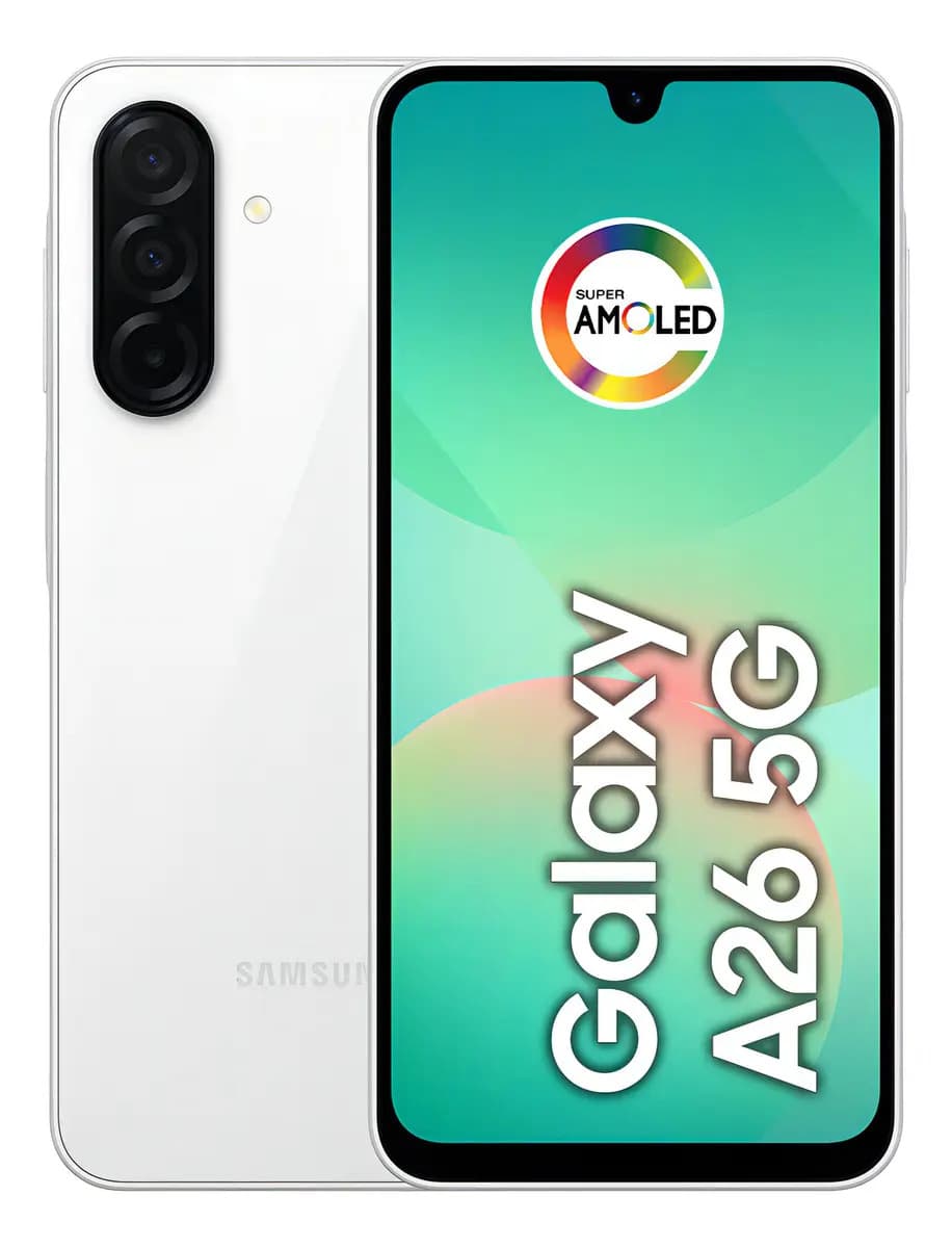 Celular Samsung Galaxy A26 5g 256gb, 8gb Ram, Câmera De 50mp, Ip67, Tela Super Amoled 6.7 , Nfc - Branco