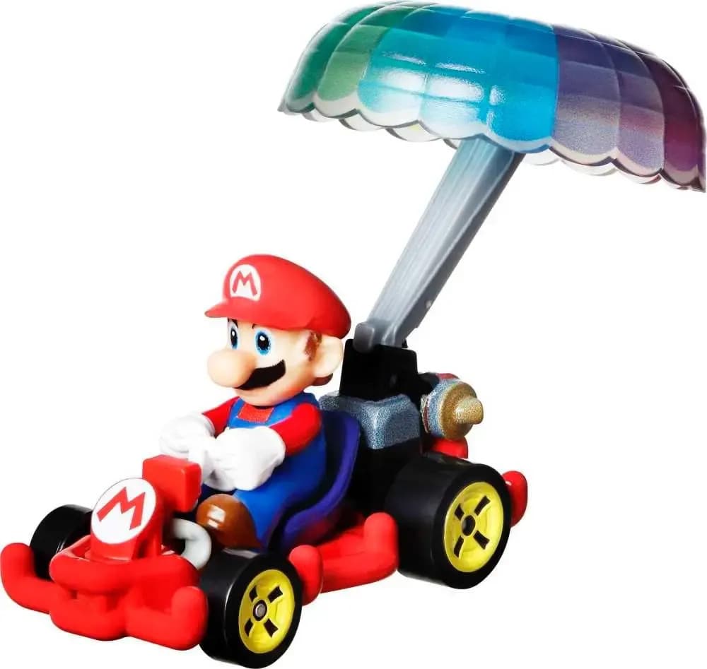 Hot Wheels Mariokart com Mario Gliders