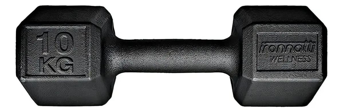 Halter Dumbbell Sextavado 10kg (2un.) Cor