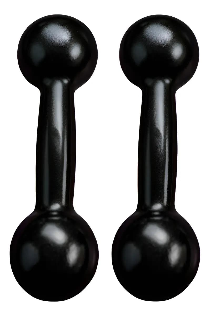 Halter Aluí 10kg Ferro Fundido Emborrachado Musculação