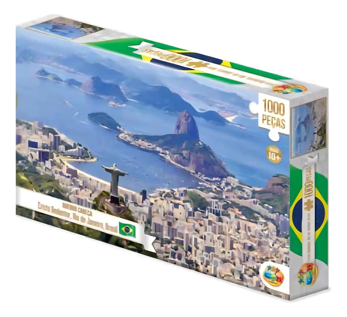 Quebra Cabeça 1000 Peças Cristo Redentor Ggb Brinquedos