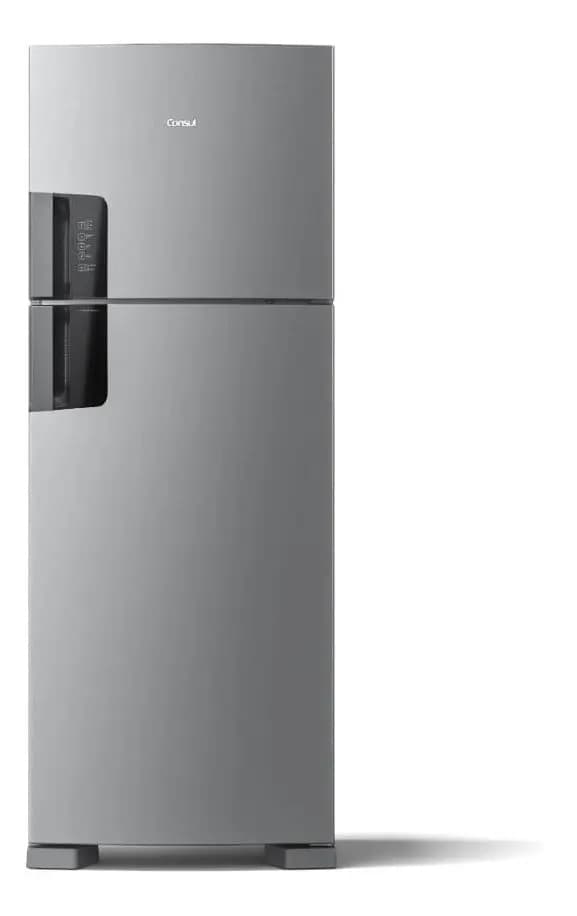 Geladeira Frost Free Consul Crm56h Inox Freezer 450l
