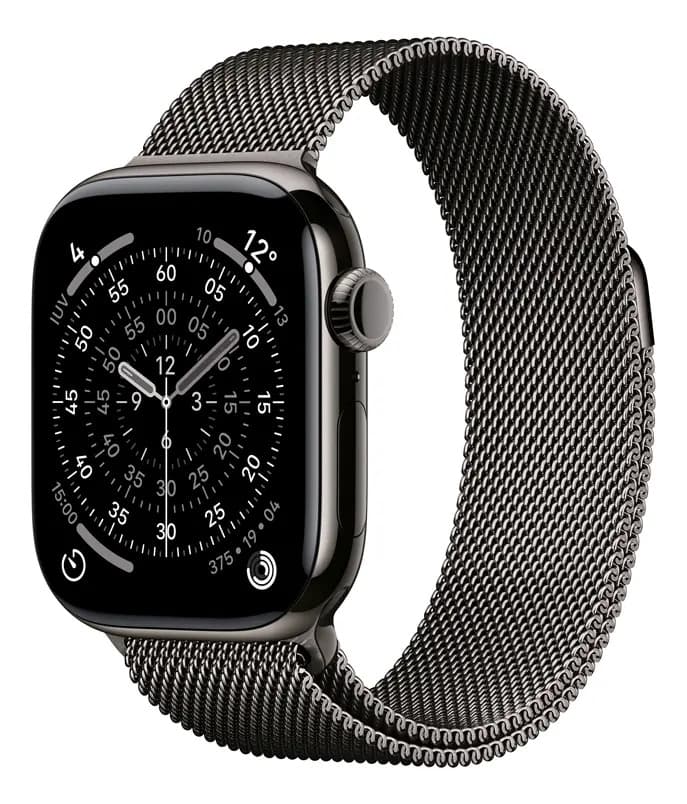 Apple Watch Series 11 GPS + Cellular - Caixa ardósia de titânio – 42 mm - Pulseira ardósia estilo milanês