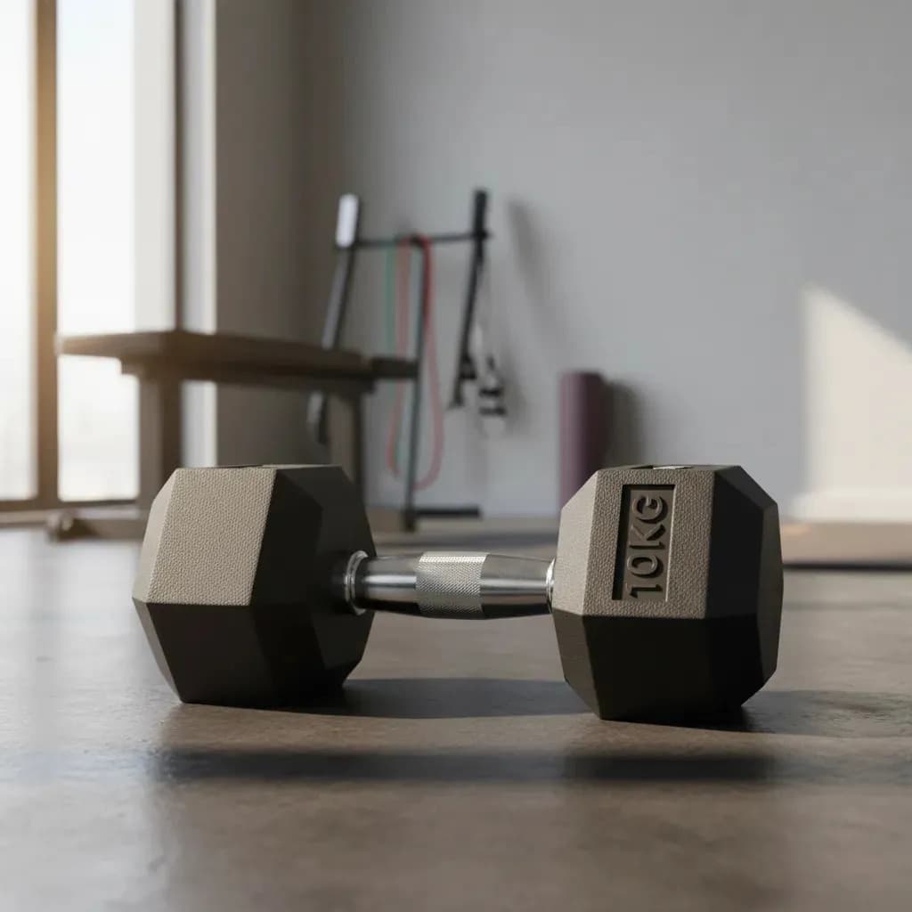 Par De Halteres Lion Performance Sextavado 10kg Aço Cromado