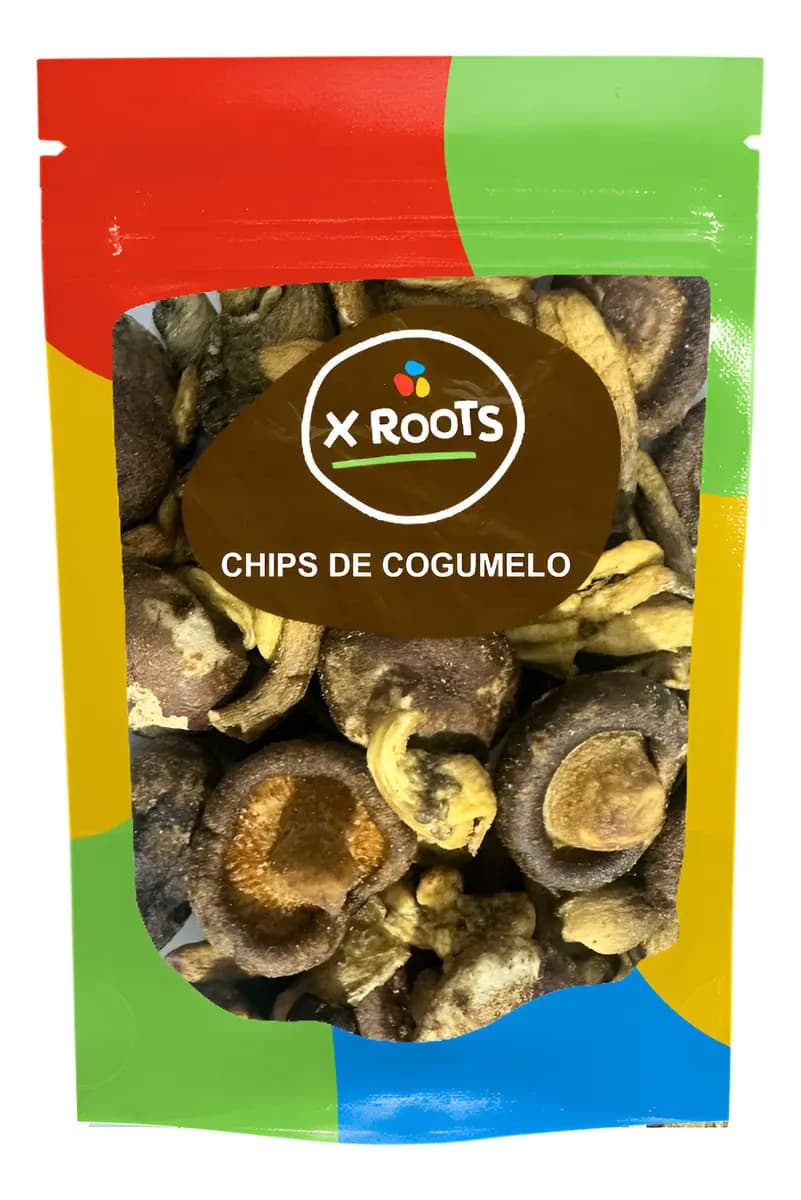 Chips x-roots Snacks cogumelo sem glúten 100 g