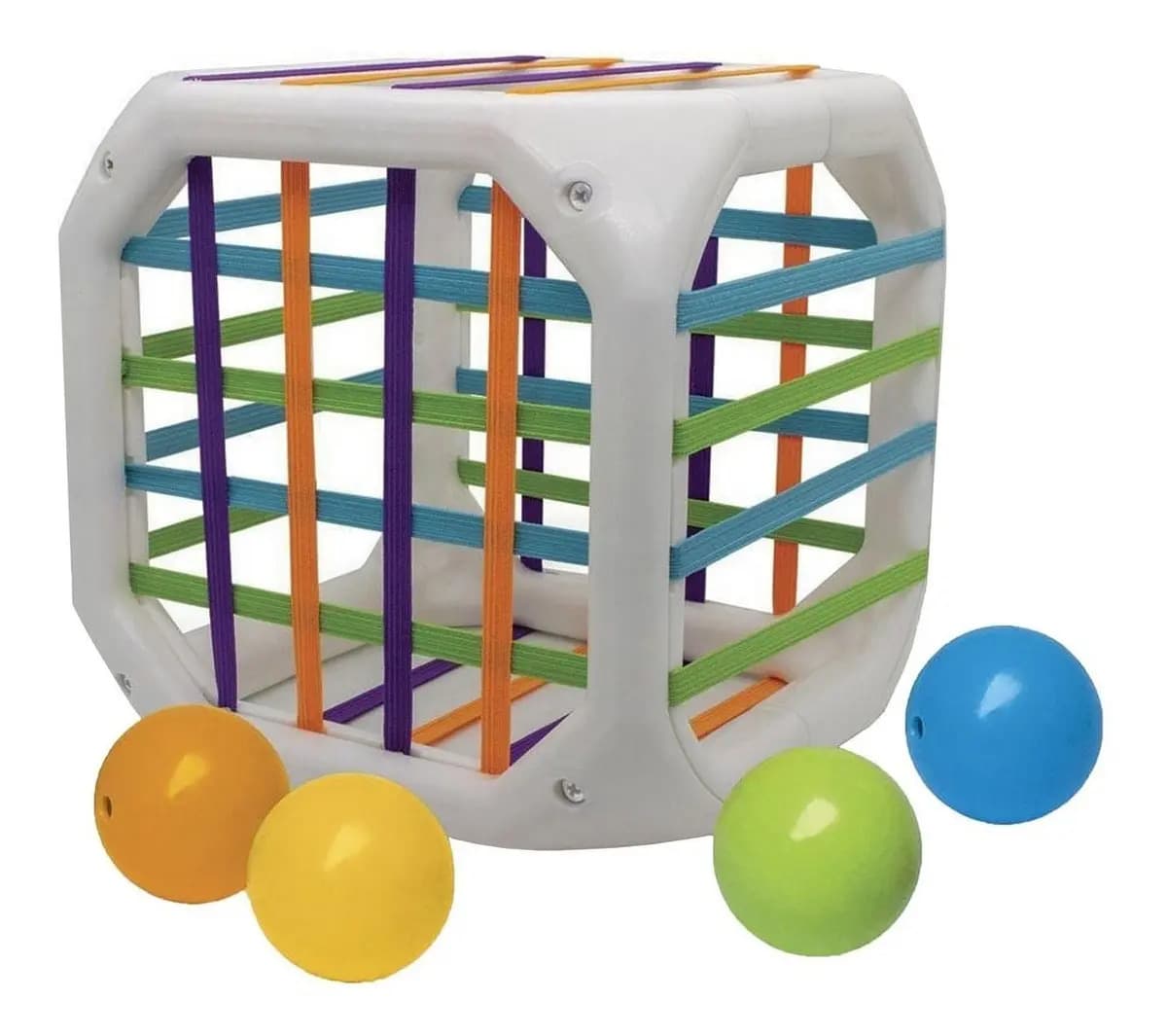 Fidget Toys Cubo Entrelaçado Alivia Estresse Bolinhas Elka Cor