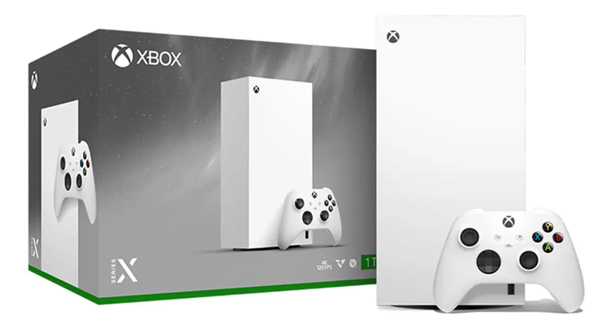 Console digital Microsoft Xbox Series X de 1 TB, cor branca