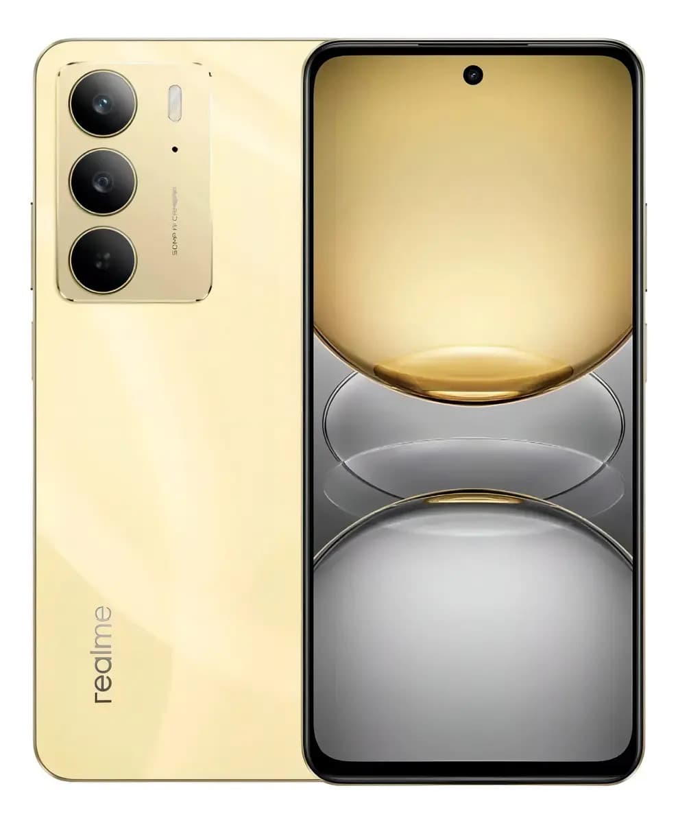 Smartphone Realme C75 Dual Sim 256gb/8gb Ram Cert. Ip69 Cor Dourado-claro