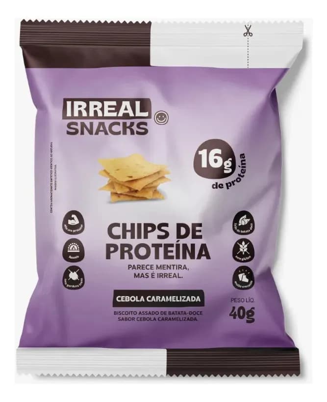 Irreal Snacks Cebola Caramelizada 40g