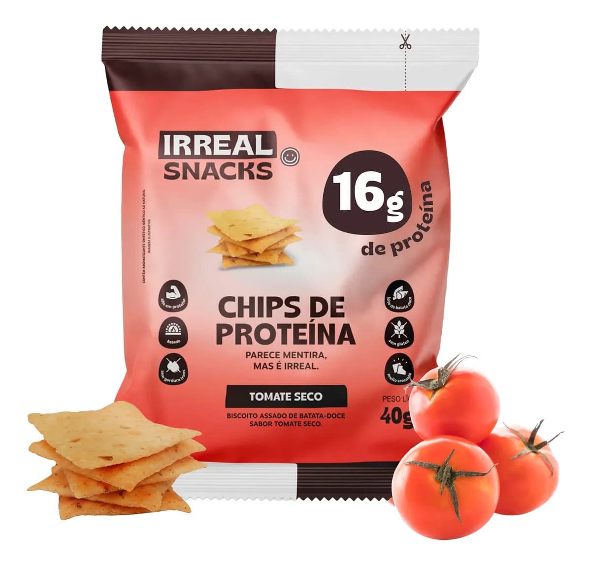 Irreal Snacks Tomate Seco 40g