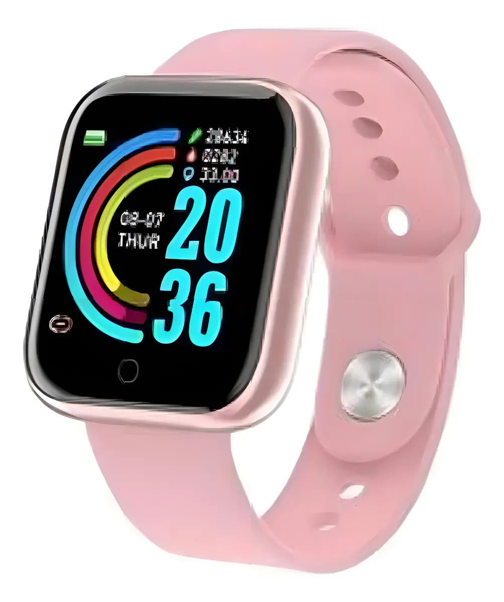 Smartwatch D20 Pulseira Rosa