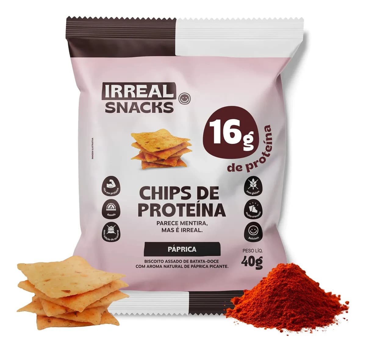 Snacks Páprica Picante 40g - Irreal
