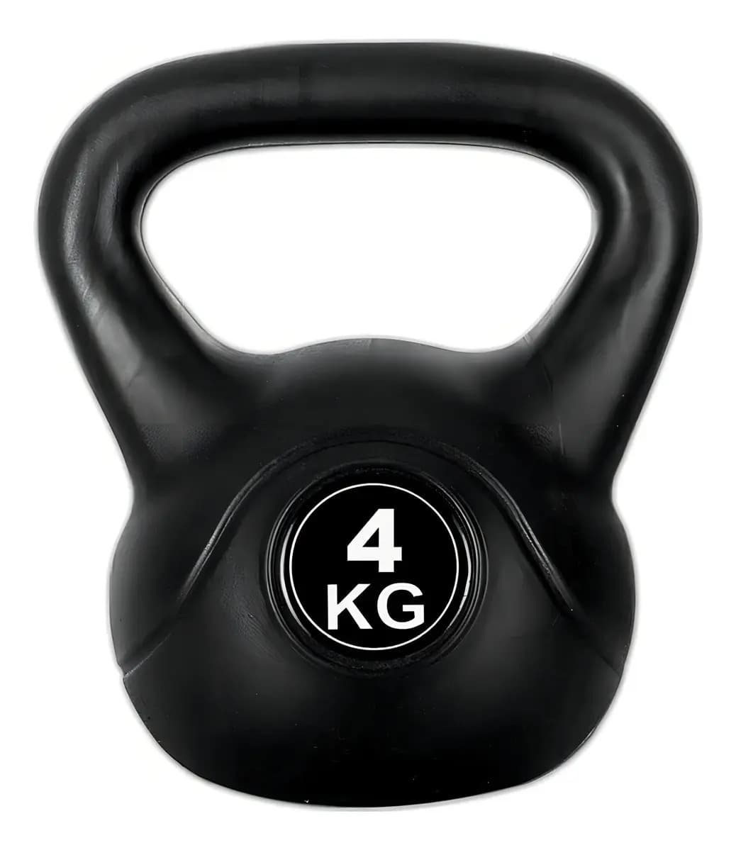 Kettlebell Kettlebell 4 kg revestido Emborrachado Kettlebell Kettlebell Kettlebell