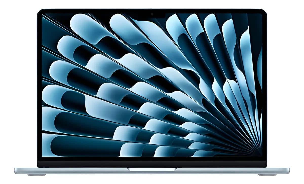 Macbook Air de 13 polegadas: chip SSD M4 de 256 GB azul celeste azul
