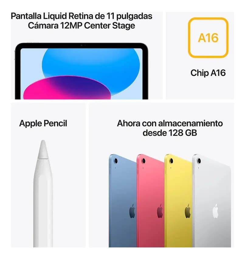 iPad 11 Wi-Fi 256gb Amarelo