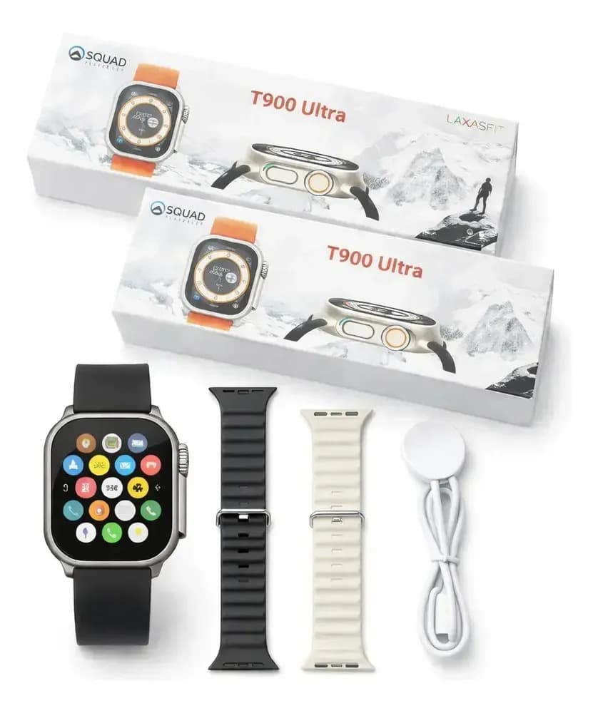 Relogio Inteligente Smartwatch T900 S10 Ultra Pro longa bateria Treino Smartwatch 49mm Bluetooth Chamadas Notificações Saúde