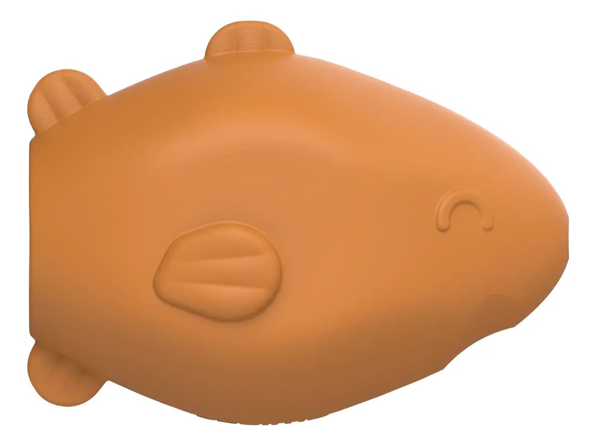 Brinquedo Mordedor P/ Cães Amicus Fun Toys Peixe Laranja M/g
