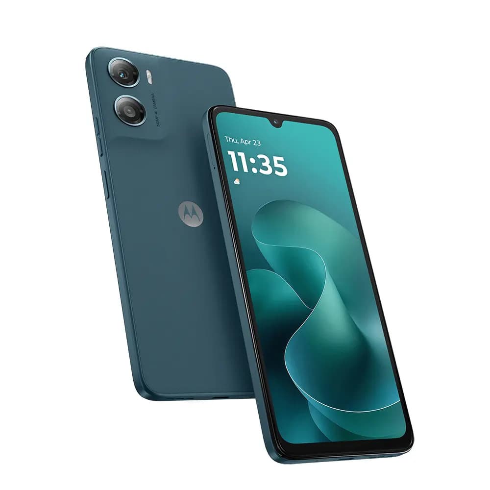 1037960516 Motorola Moto G06 Dual Sim 128 gb/4 gb de RAM até 12 gb, azul 5200 mAh, Gorilla Glass 3, Ip64
