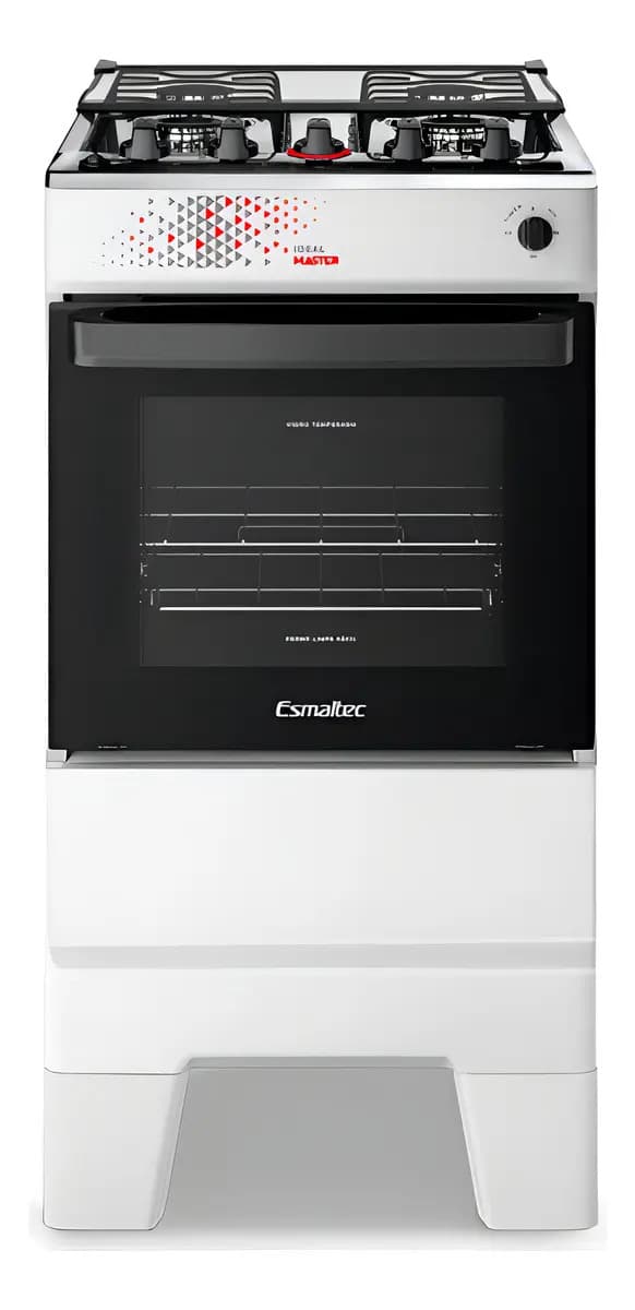 Fogão 4 Bocas Esmaltec Ideal Master Inox