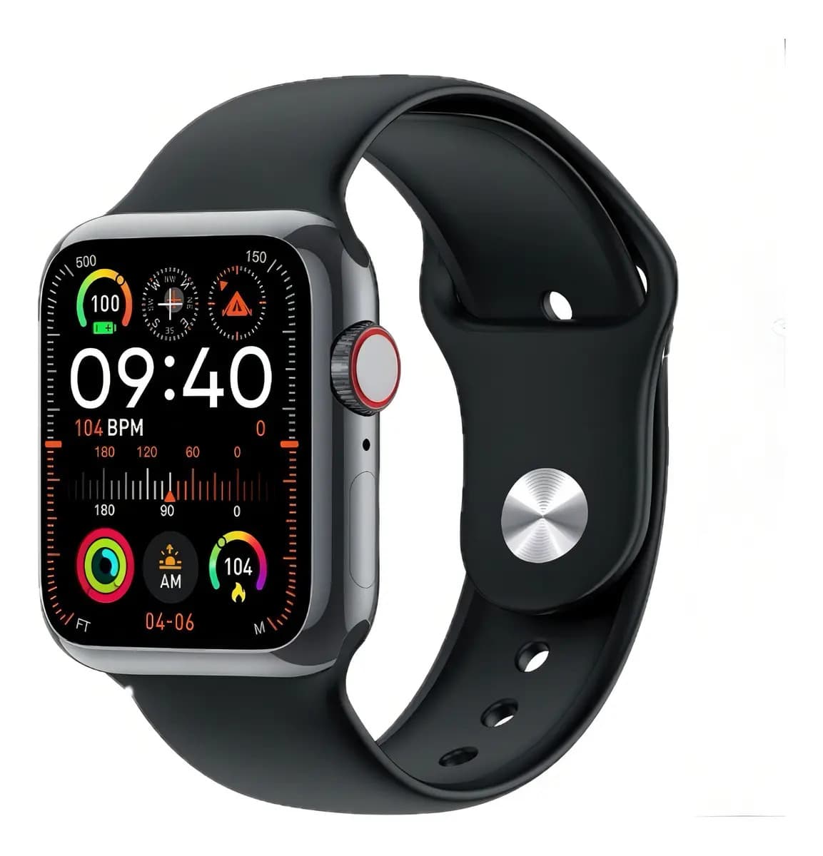Smartwatch Microwear Watch X Pro 45mm AMOLED GPS Chamadas Preto