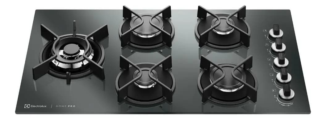 Cooktop Electrolux 5 Bocas Home Pro Mesa Espelhada KE5HP