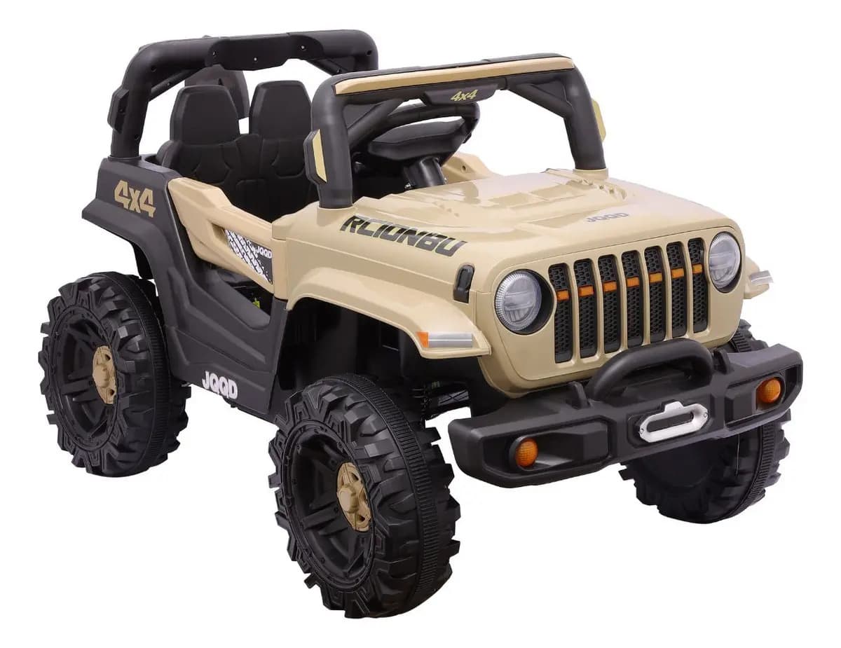 Carro Elétrico Infantil Mini Jipe Off-Road Bege Zippy Toys