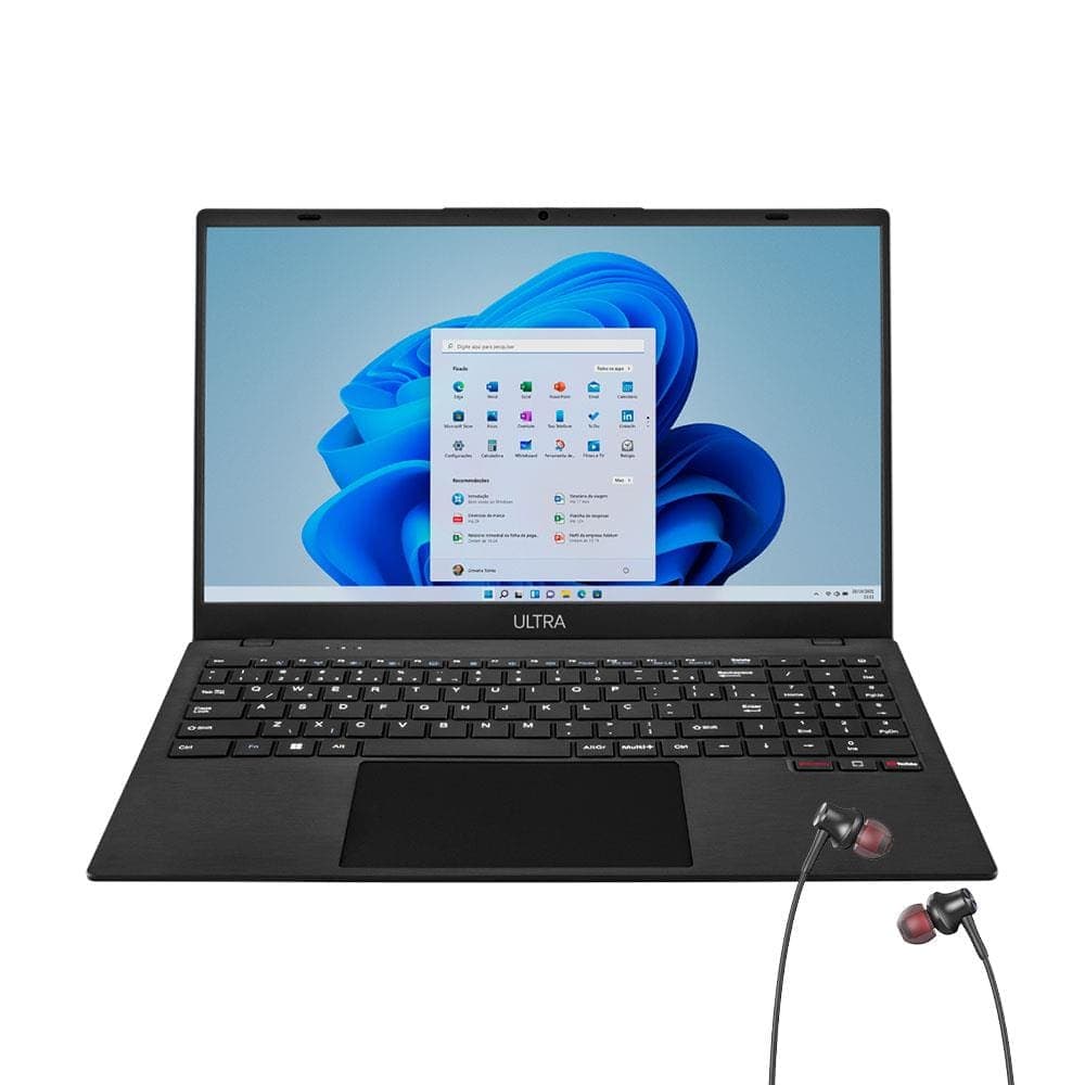 Notebook Multi Intel Celeron N4020C 4GB RAM 128GB eMMC Tela 15,6" HD Windows 11 - UB263