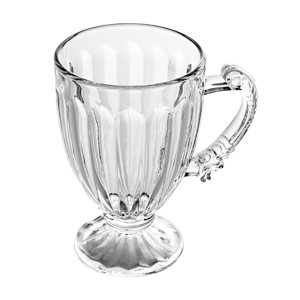Xícara de Chá Lyor Pé Imperial 200ml Cristal Ecológico Design Clássico Elegante - XIC CHA DE CRISTAL ECOL C/PE IMPERIAL 200ML LYOR