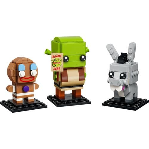 LEGO® Brickheadz - Figuras do Shrek, Burro e Biscoito de Gengibre