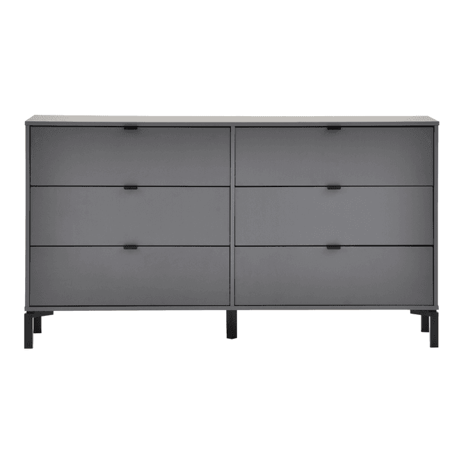 Cômoda 6 Gavetas 1,50 M X 42 Cm Sleek