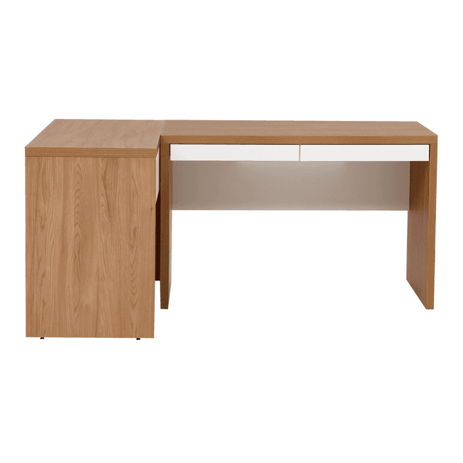 Mesa Com 2 Gavetas C/ Mesa Aux Boss