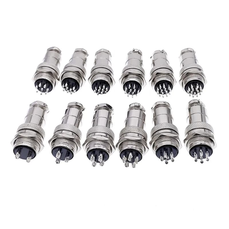 GX20 circular connector Plug and socket 2Pin 4pin 5pin 8pin 10pin 12pin 14pin 15pin Cable connectors